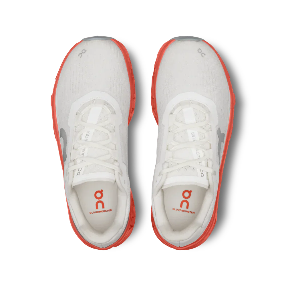 Cloudmonster Women's Shoes - White / Flame