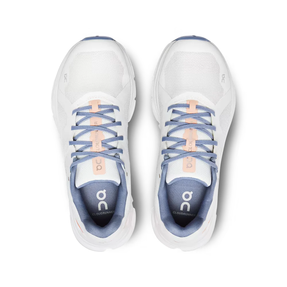 Cloudrunner Women's Shoes - Undyed White / Flame