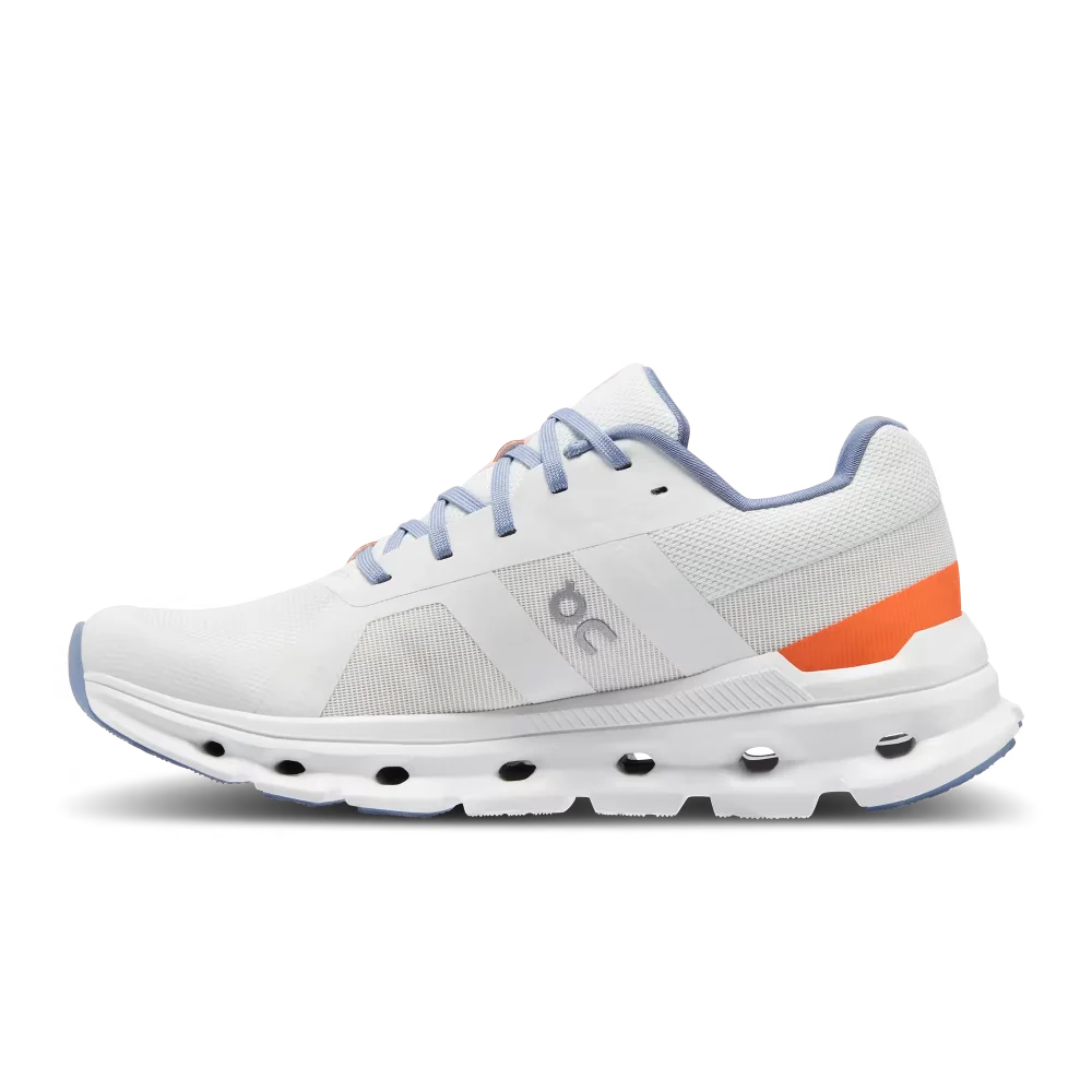 Cloudrunner Women's Shoes - Undyed White / Flame