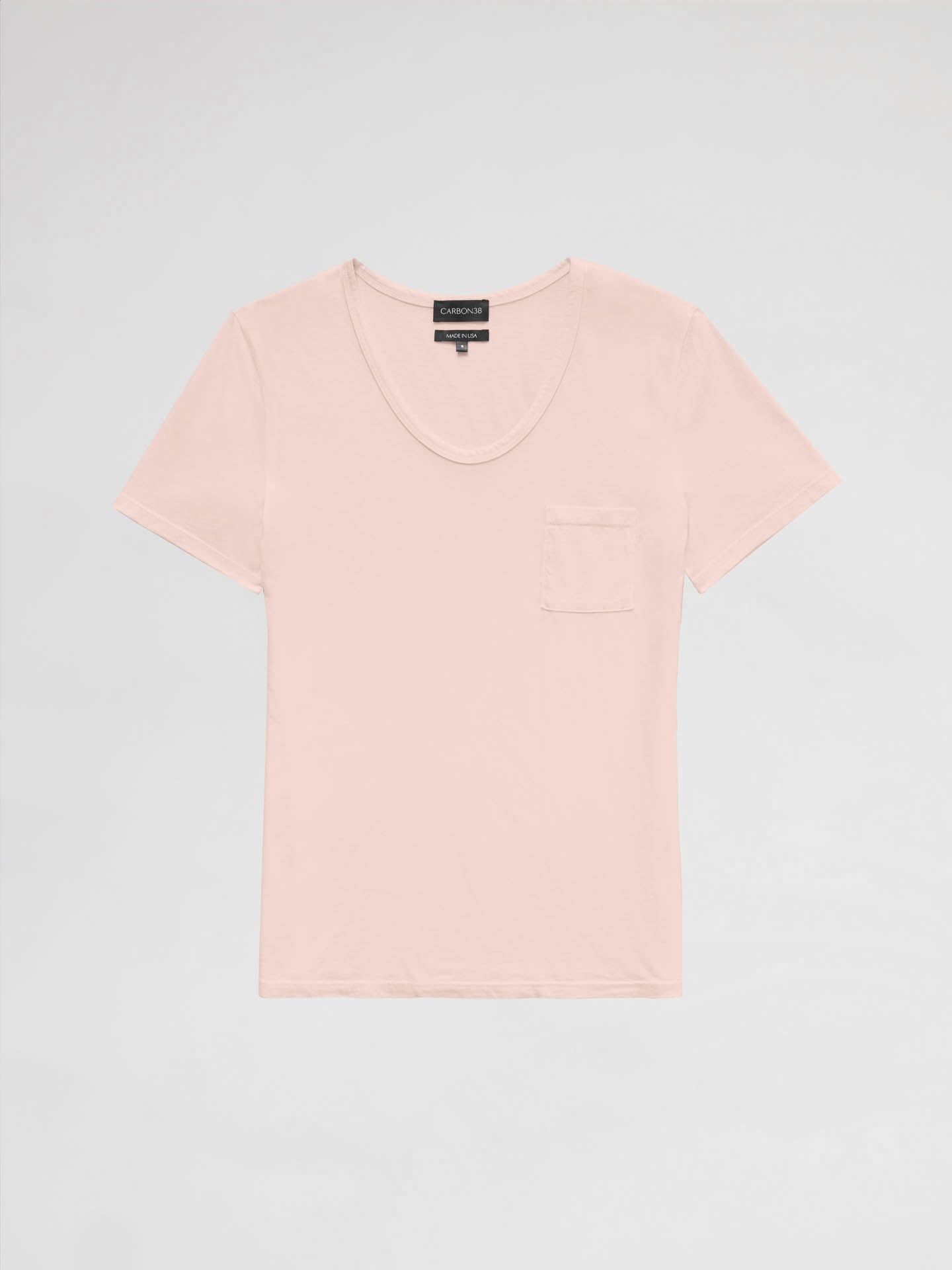 Short Sleeve Pocket Tee - Rose Cloud