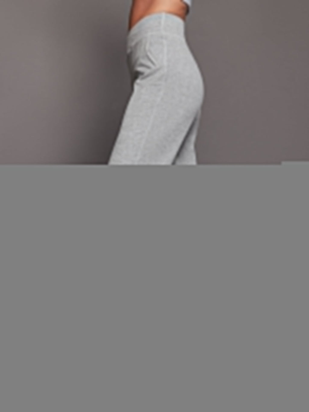 Wrap Jogger in Melt - Silver Heather