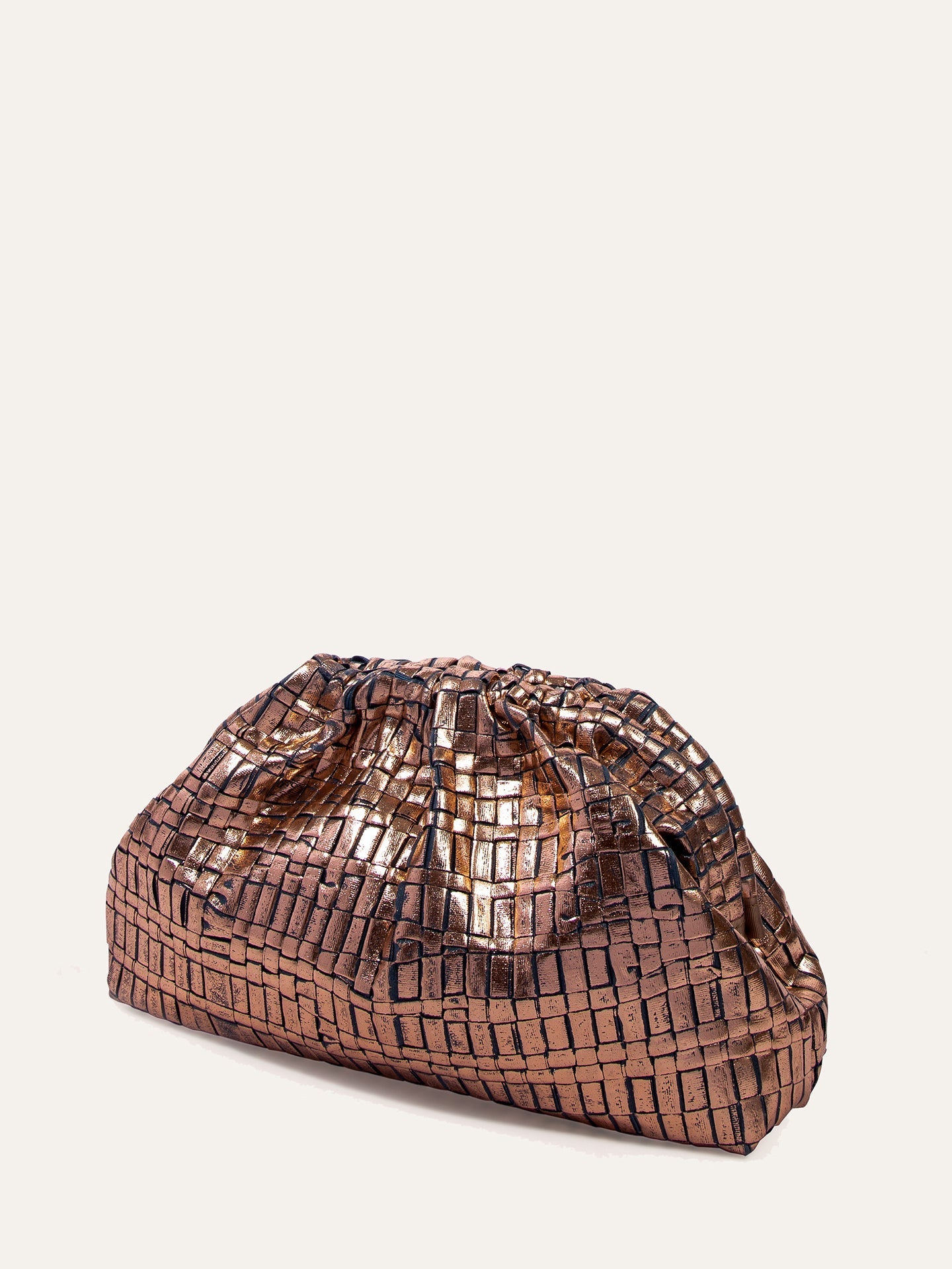 Game Laminated Clutch - Ribbon Laminated Rosa