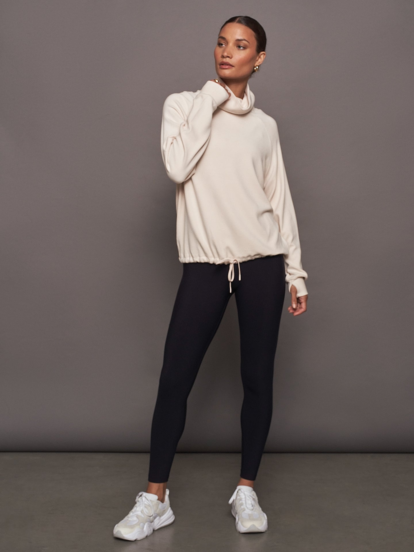 Portland High Neck Midlayer - Grey