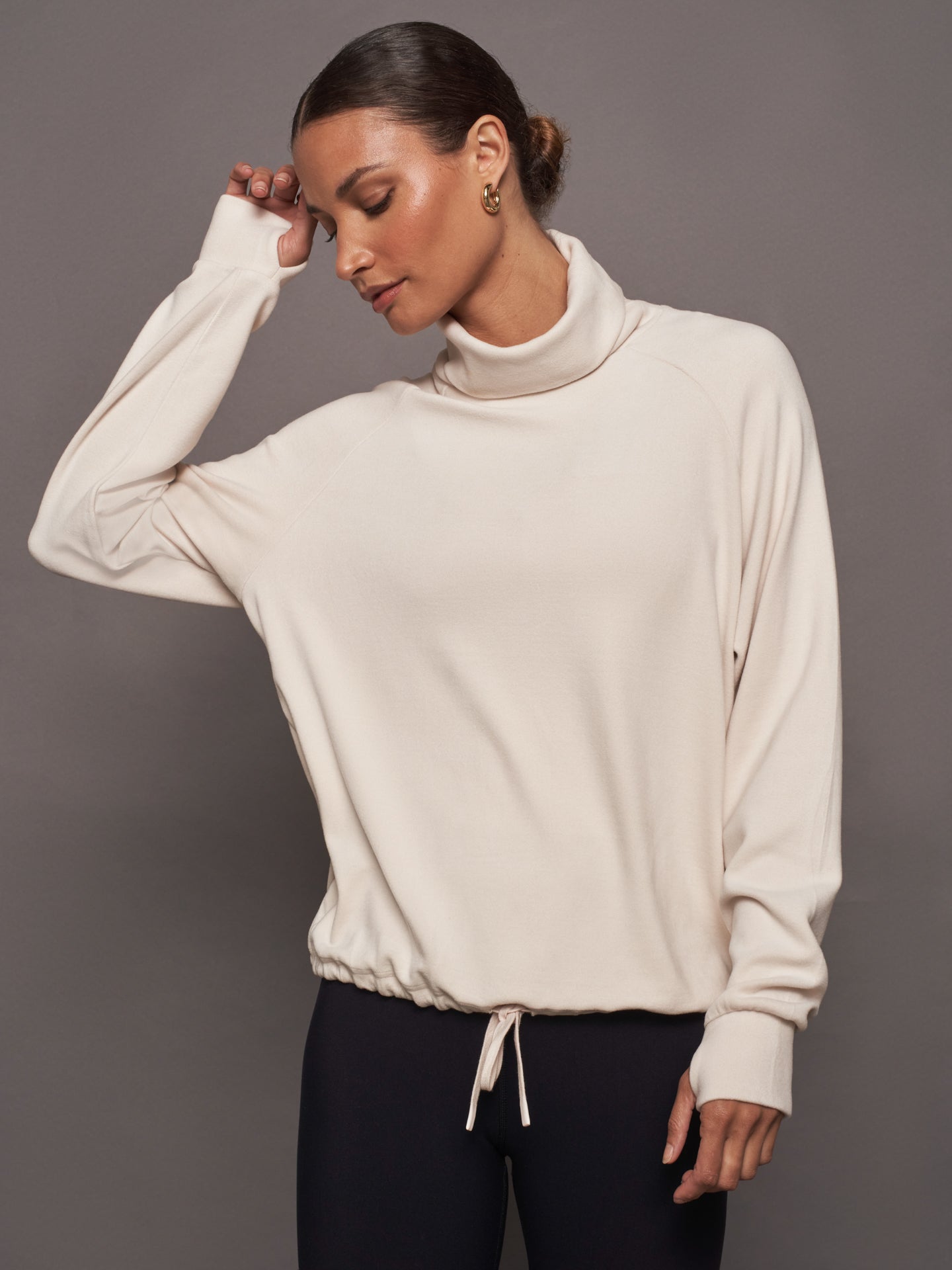 Portland High Neck Midlayer - Grey